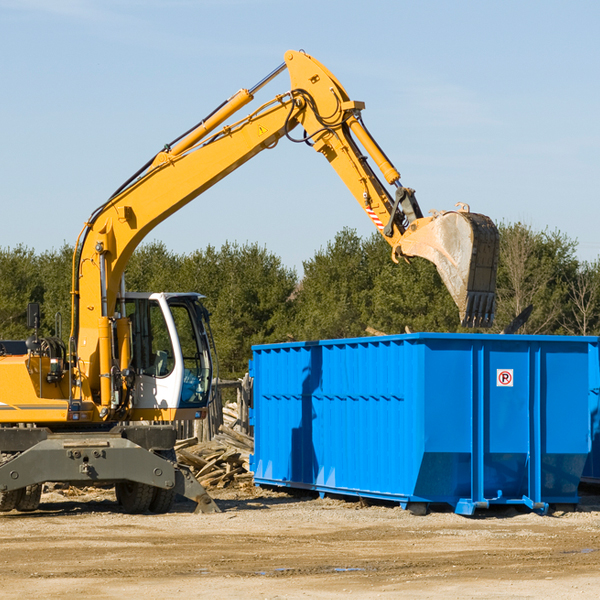 are there any restrictions on where a residential dumpster can be placed in Junction City IL